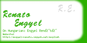 renato engyel business card